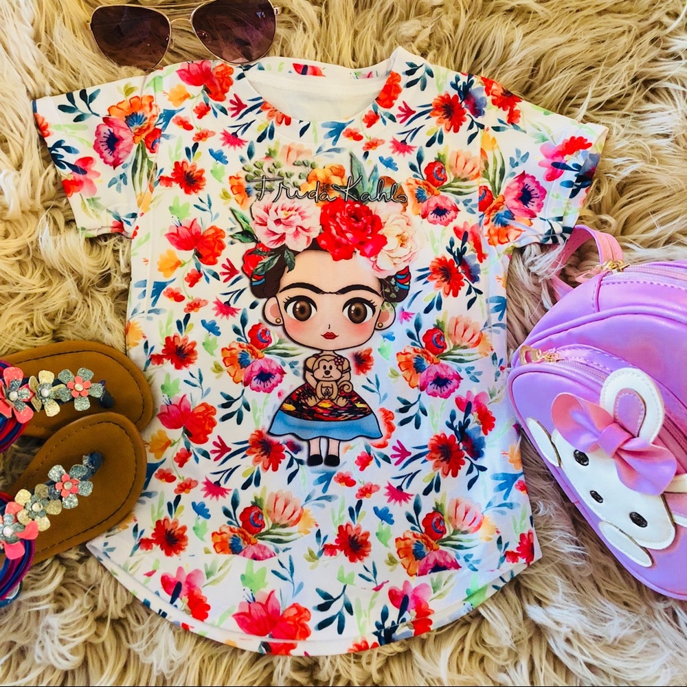 Full Print “Little Frida” Tee